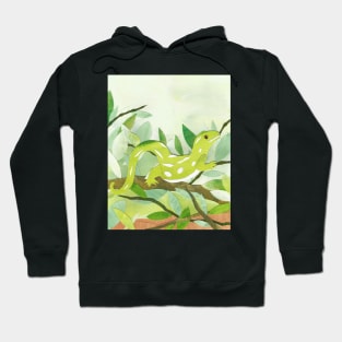 Green little gecko Hoodie